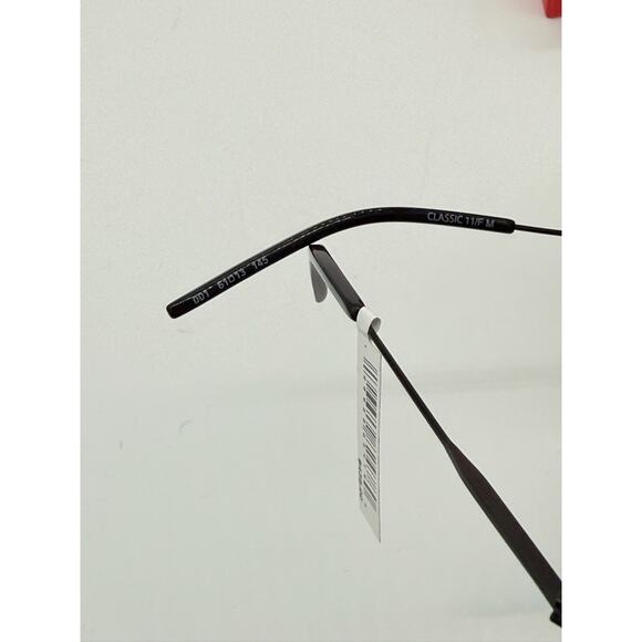 RETAIL $475 Saint Laurent Black Aviator Sunglasses*FULL INCLUSION*NWTS - Picture 6 of 13